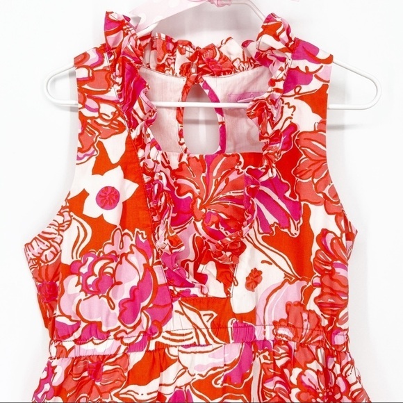 Lilly Pulitzer Floral Dress Size 8 Sleeveless - Picture 4 of 9